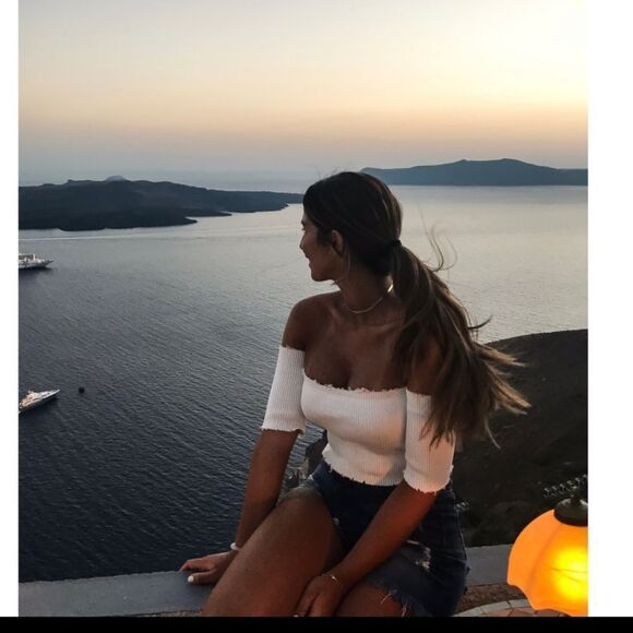 Ribbed Off The Shoulder Top - Picture 1 of 3